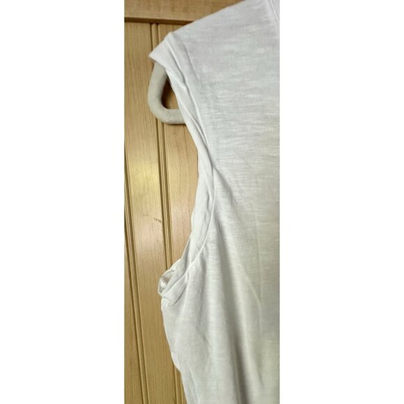 Pact Women's Cotton Featherweight Slub Muscle Tee In White Size Large - Picture 7 of 10